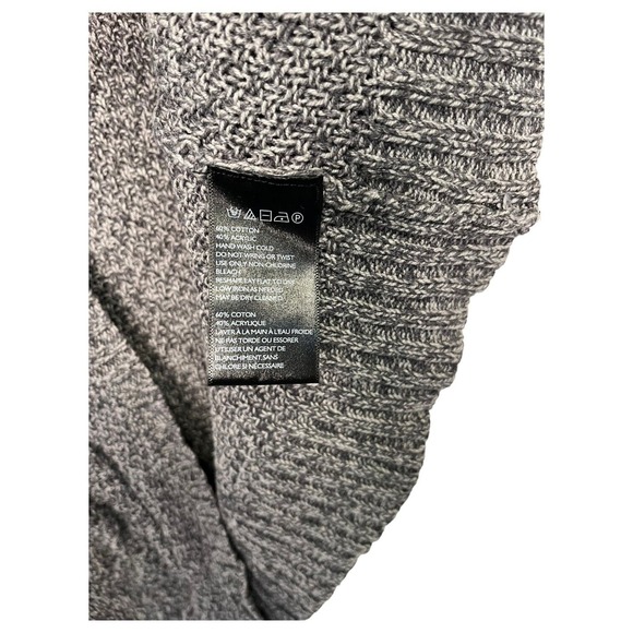 Urban Outfitters BDG Sweater Womens XS Open Front Knit Cardigan Pockets Gray - Picture 4 of 12